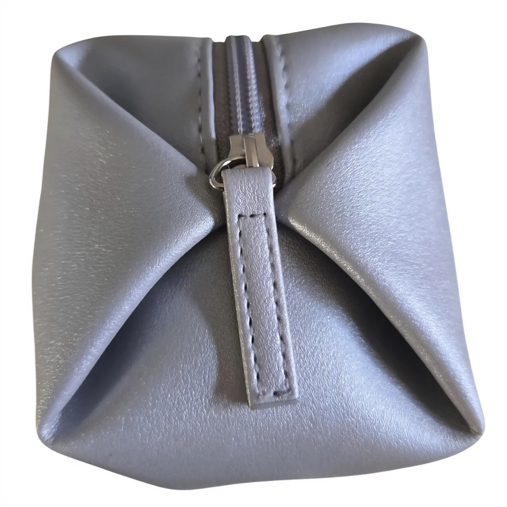 Elegant Silver Cosmetic Bag - Picture 4 of 9